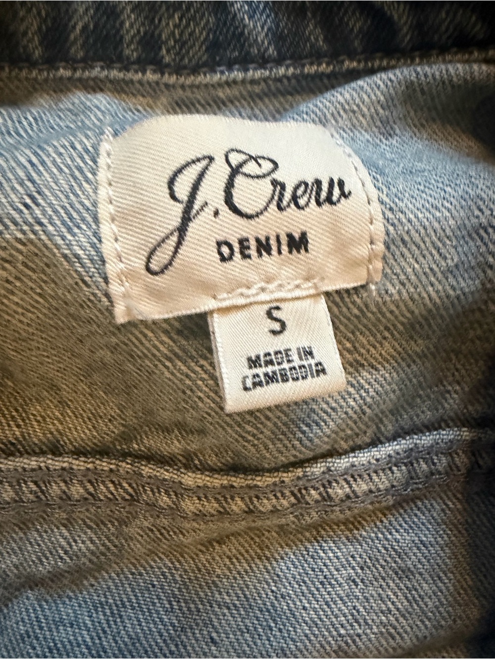 J. Crew Light Wash Denim Jacket - Classic Jean Jacket - Picture 2 of 4